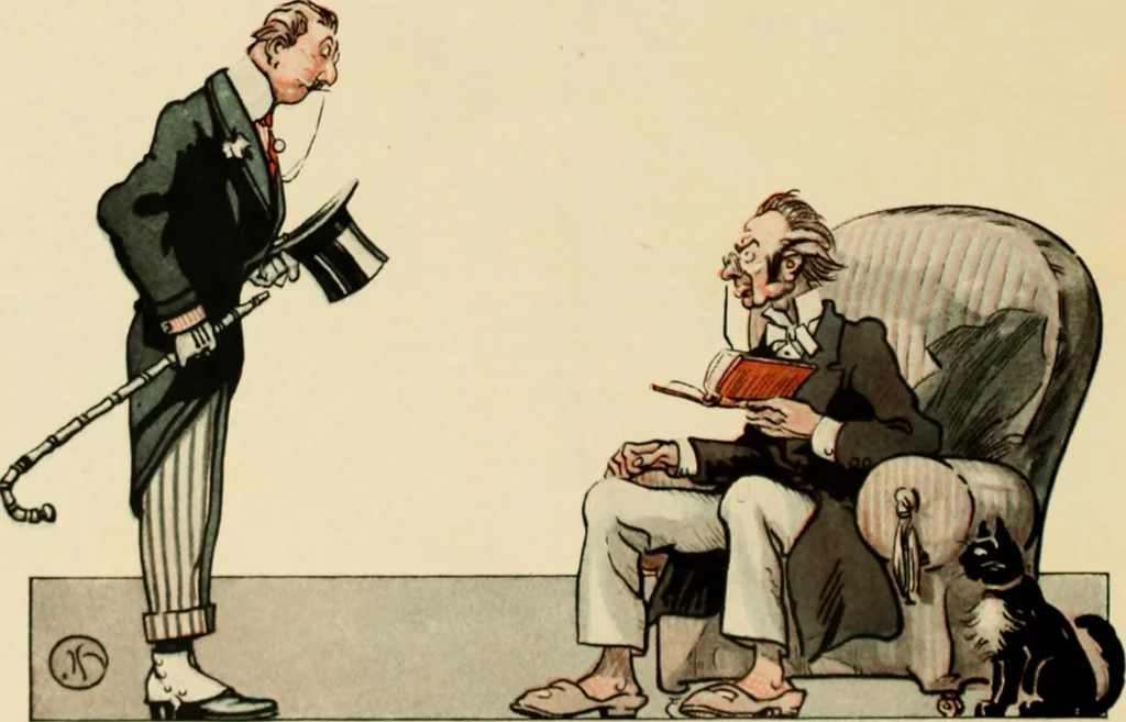An illustration from Caricature. ed 1911, 1911, leaf 115