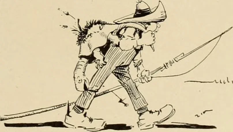 An illustration from Caricature. ed 1911, 1911, leaf 118