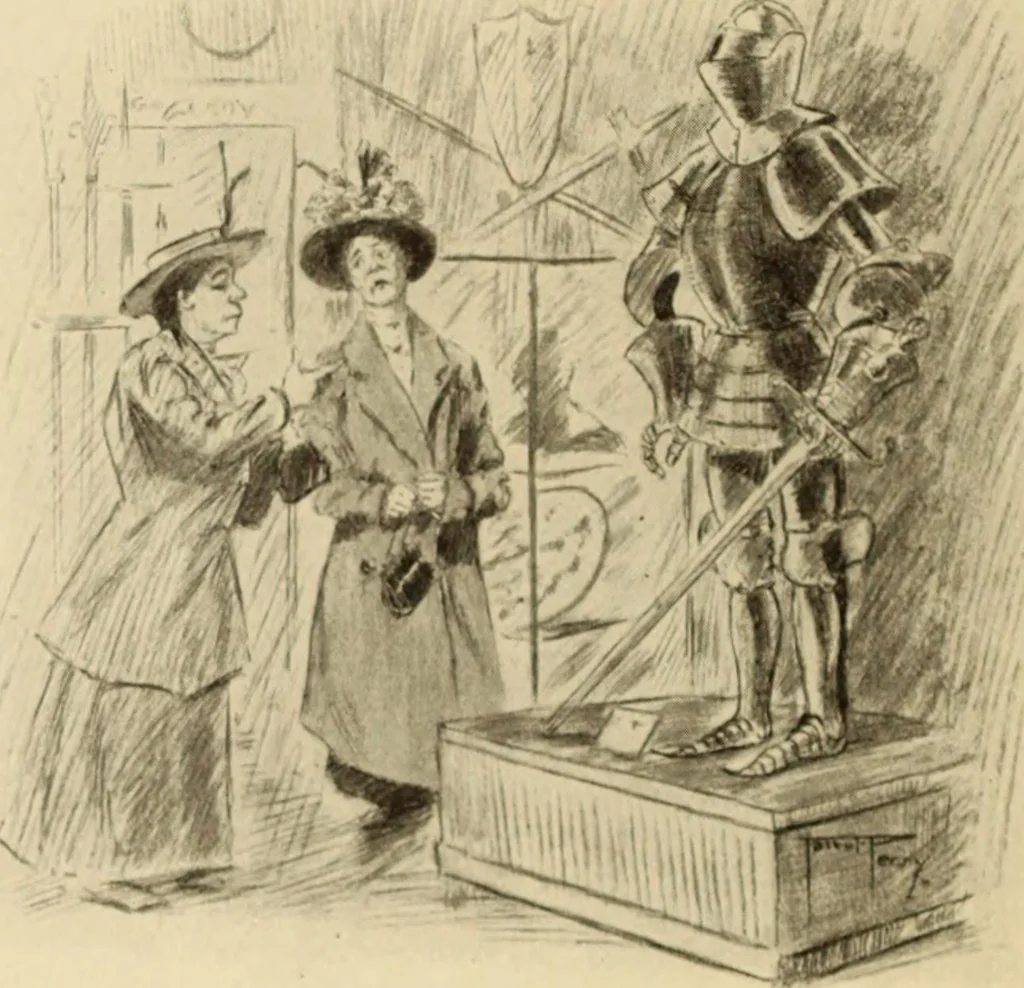 An illustration from Caricature. ed 1911, 1911, leaf 119