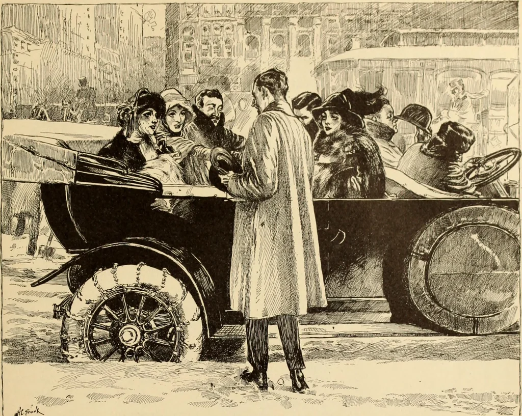 An illustration from Caricature. ed 1911, 1911, leaf 12