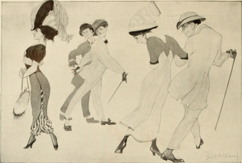 An illustration from Caricature. ed 1911, 1911, leaf 123