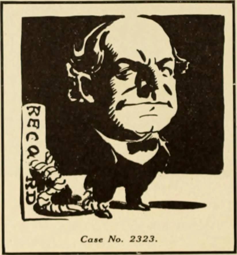 An illustration from Caricature. ed 1911, 1911, leaf 127