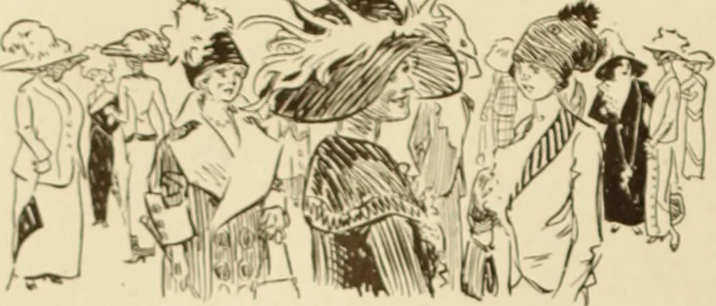 An illustration from Caricature. ed 1911, 1911, leaf 135