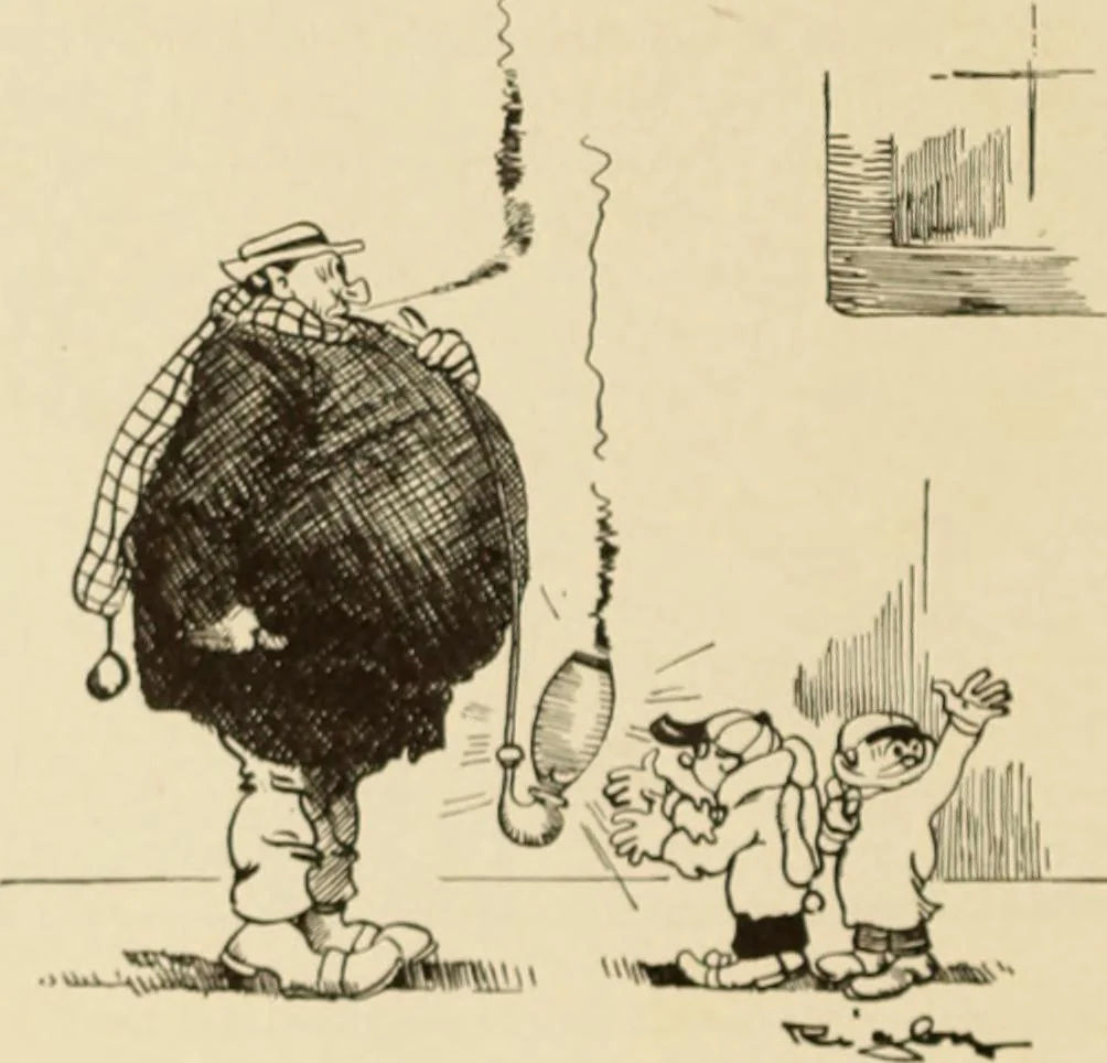 An illustration from Caricature. ed 1911, 1911, leaf 135