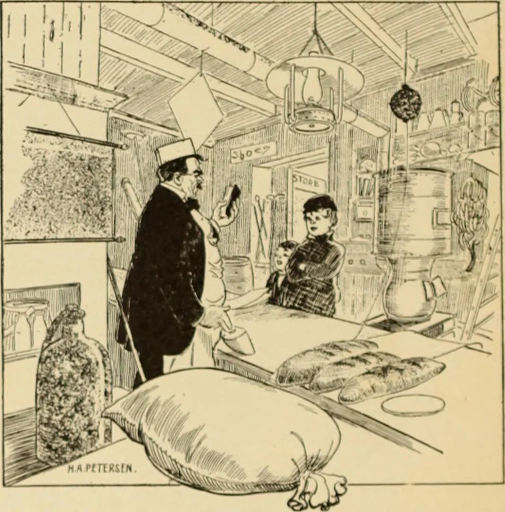 An illustration from Caricature. ed 1911, 1911, leaf 145