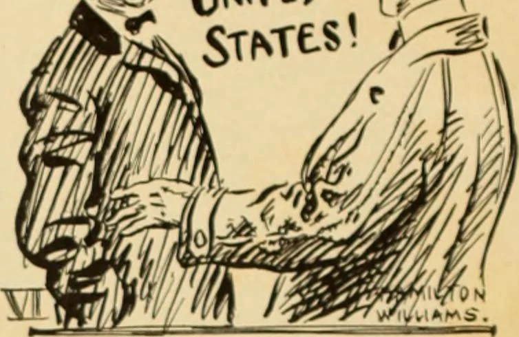 An illustration from Caricature. ed 1911, 1911, leaf 147