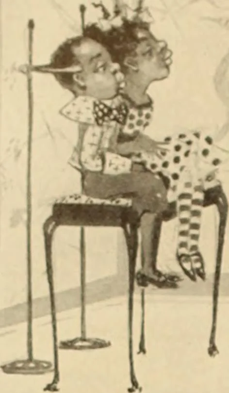 An illustration from Caricature. ed 1911, 1911, leaf 153