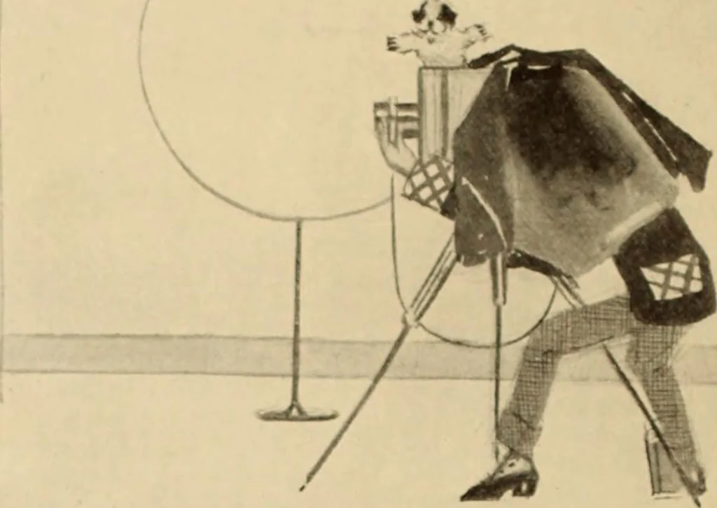 An illustration from Caricature. ed 1911, 1911, leaf 153