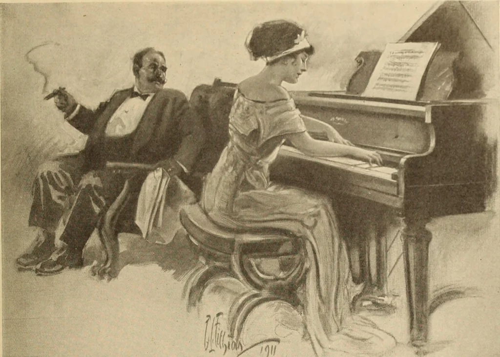 An illustration from Caricature. ed 1911, 1911, leaf 16
