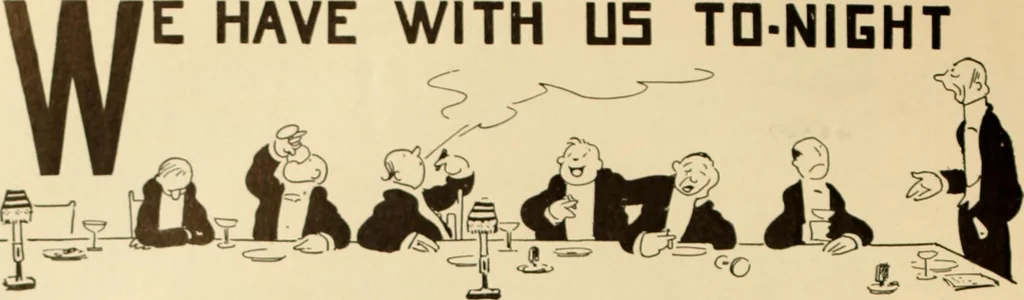 An illustration from Caricature. ed 1911, 1911, leaf 165
