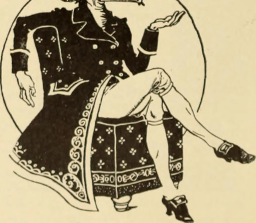 An illustration from Caricature. ed 1911, 1911, leaf 165