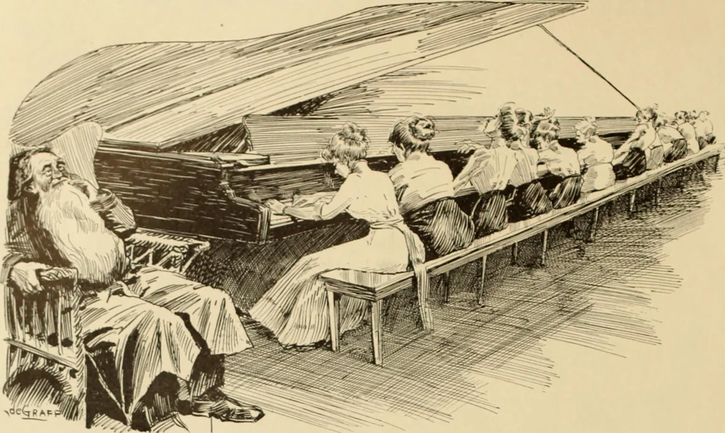 An illustration from Caricature. ed 1911, 1911, leaf 167