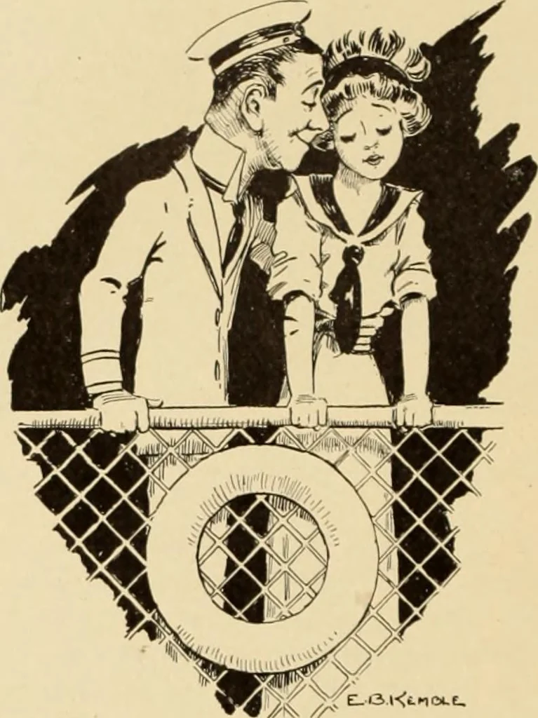 An illustration from Caricature. ed 1911, 1911, leaf 17