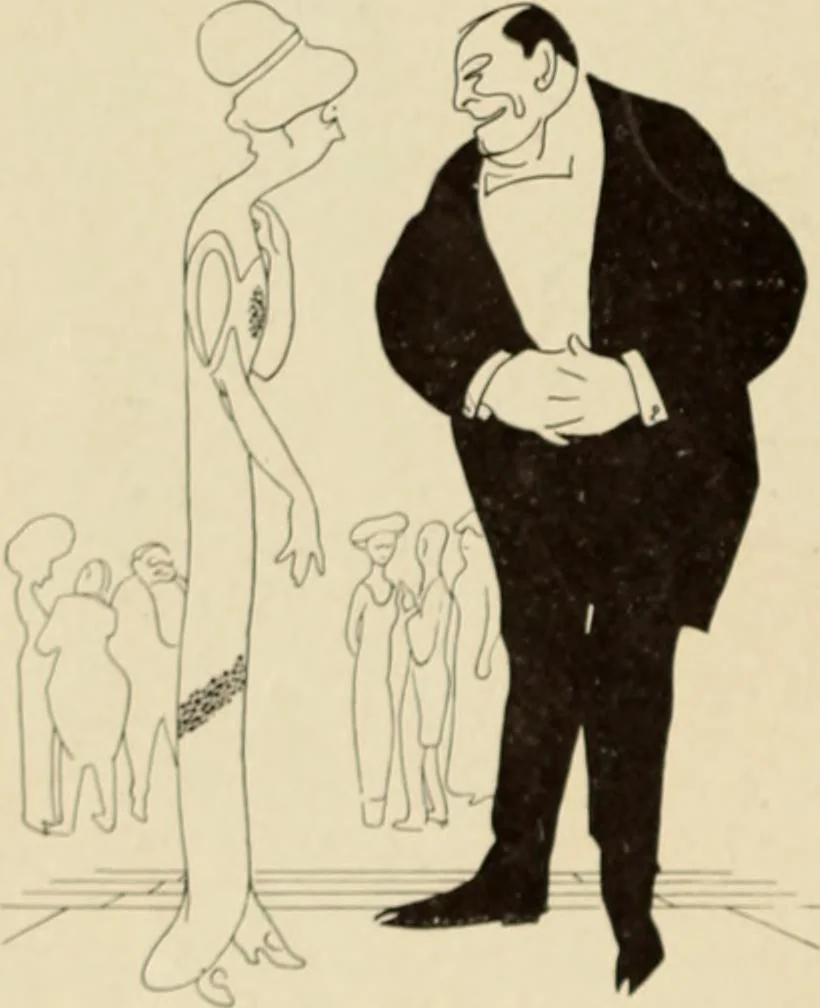 An illustration from Caricature. ed 1911, 1911, leaf 171