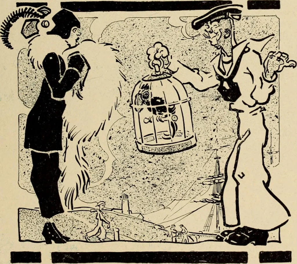 An illustration from Caricature. ed 1911, 1911, leaf 172