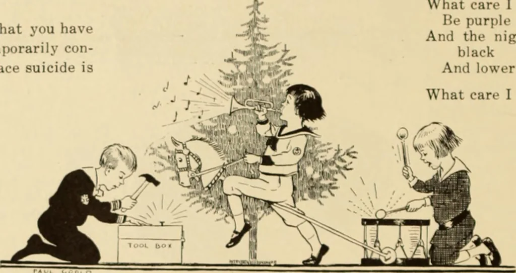 An illustration from Caricature. ed 1911, 1911, leaf 177