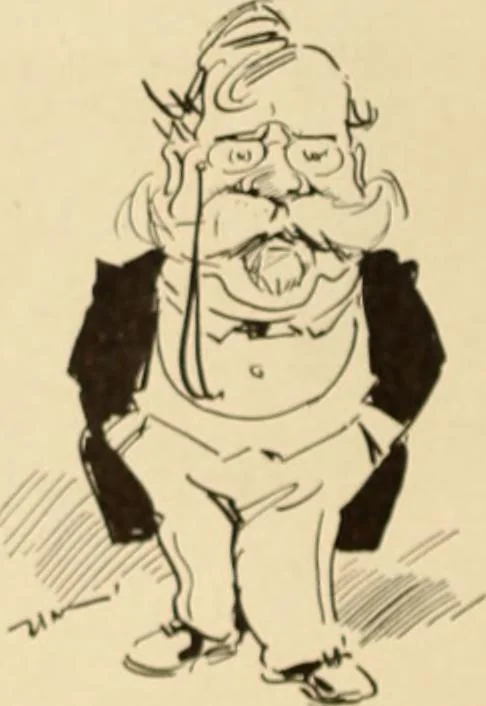 An illustration from Caricature. ed 1911, 1911, leaf 177