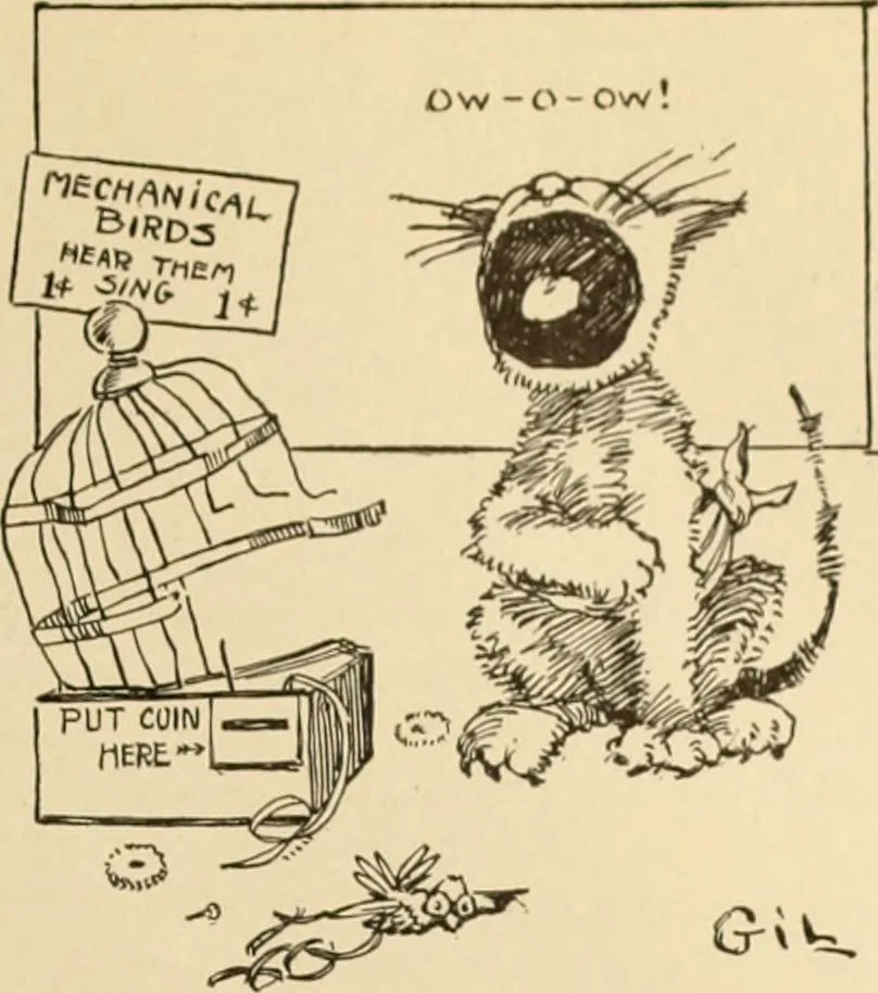 An illustration from Caricature. ed 1911, 1911, leaf 18