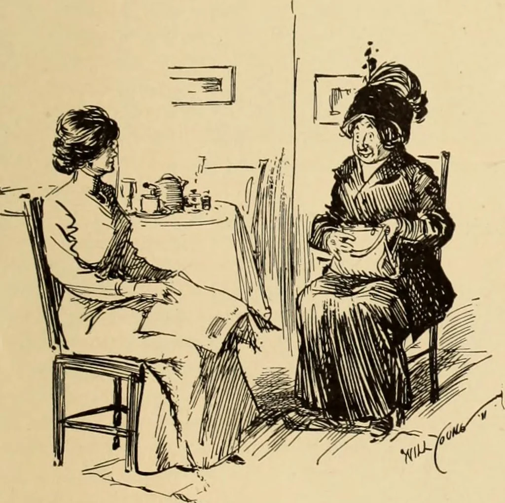 An illustration from Caricature. ed 1911, 1911, leaf 18