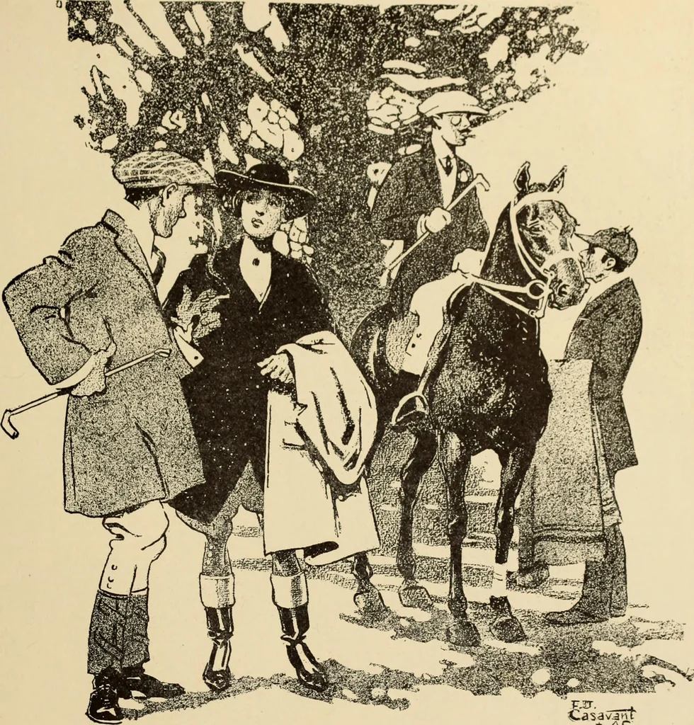 An illustration from Caricature. ed 1911, 1911, leaf 182