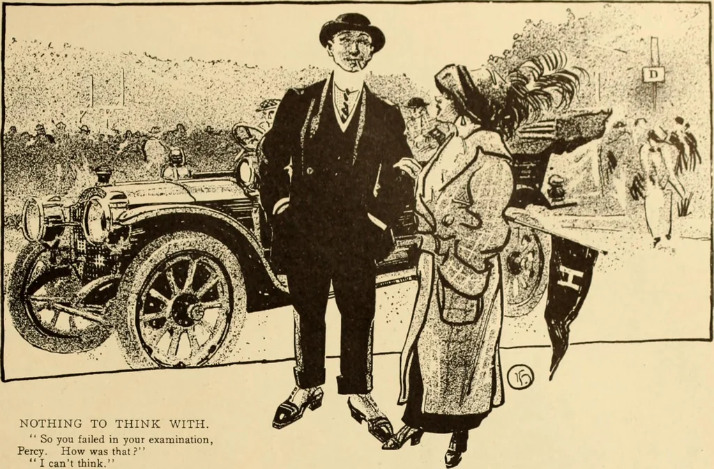 An illustration from Caricature. ed 1911, 1911, leaf 188