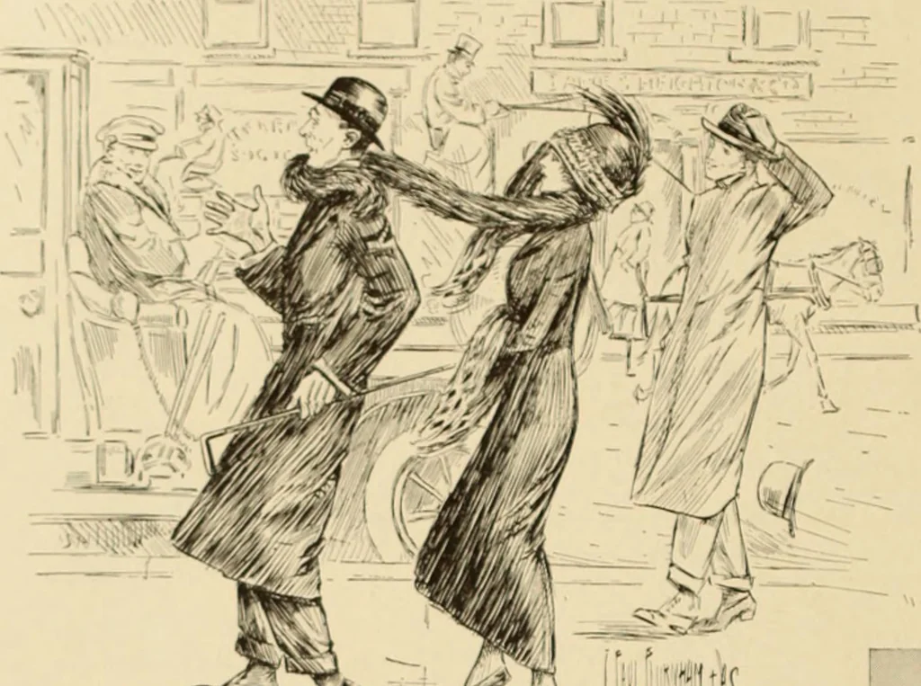 An illustration from Caricature. ed 1911, 1911, leaf 189