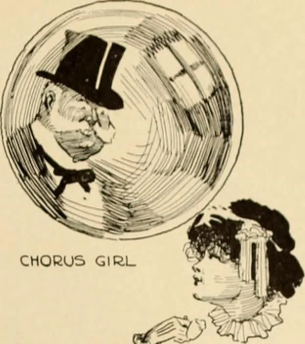 An illustration from Caricature. ed 1911, 1911, leaf 190