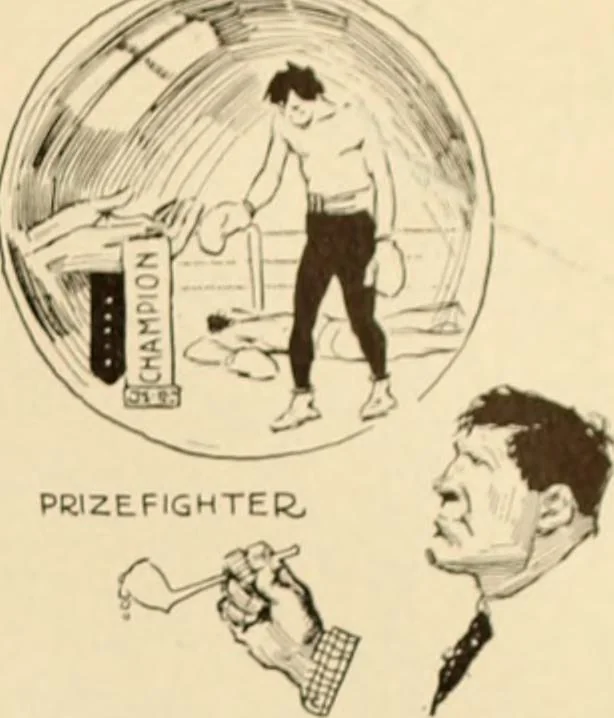 An illustration from Caricature. ed 1911, 1911, leaf 190