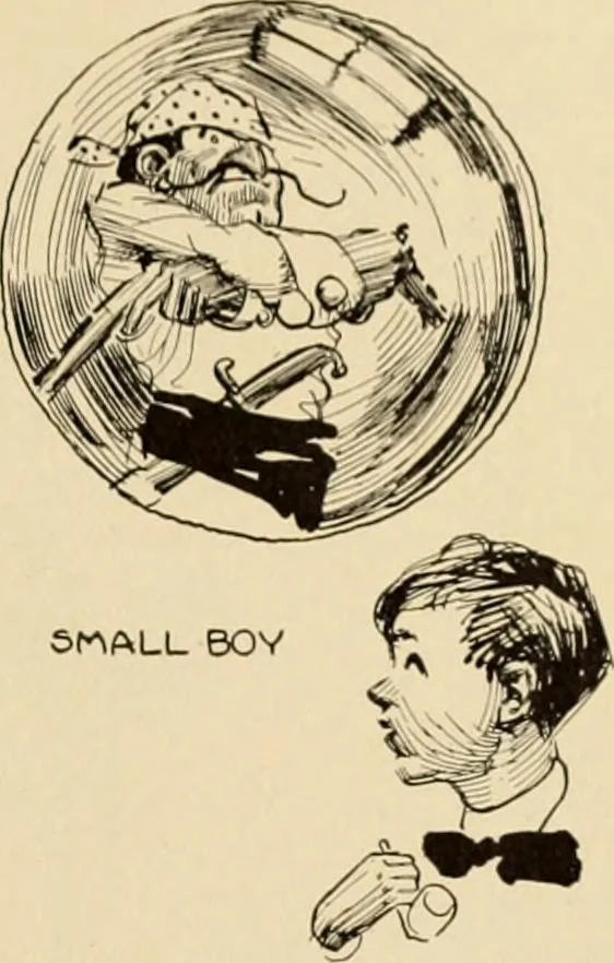 An illustration from Caricature. ed 1911, 1911, leaf 190