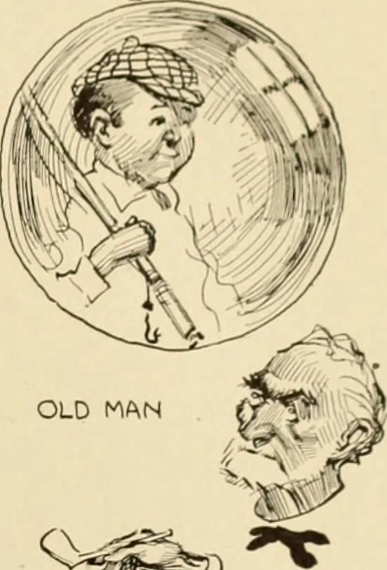 An illustration from Caricature. ed 1911, 1911, leaf 190