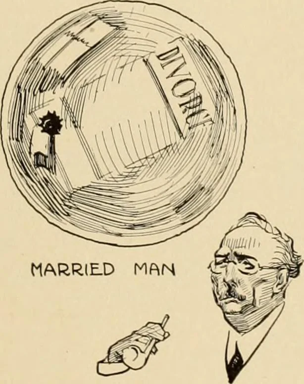 An illustration from Caricature. ed 1911, 1911, leaf 190