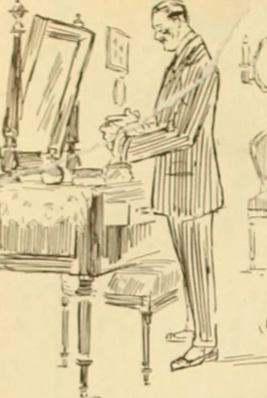 An illustration from Caricature. ed 1911, 1911, leaf 191