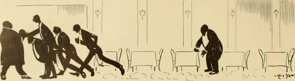 An illustration from Caricature. ed 1911, 1911, leaf 193