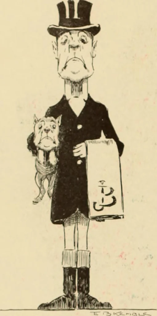 An illustration from Caricature. ed 1911, 1911, leaf 193
