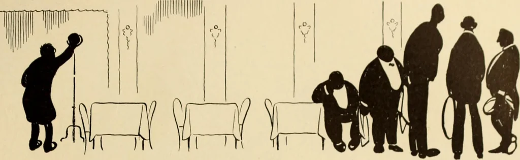 An illustration from Caricature. ed 1911, 1911, leaf 194