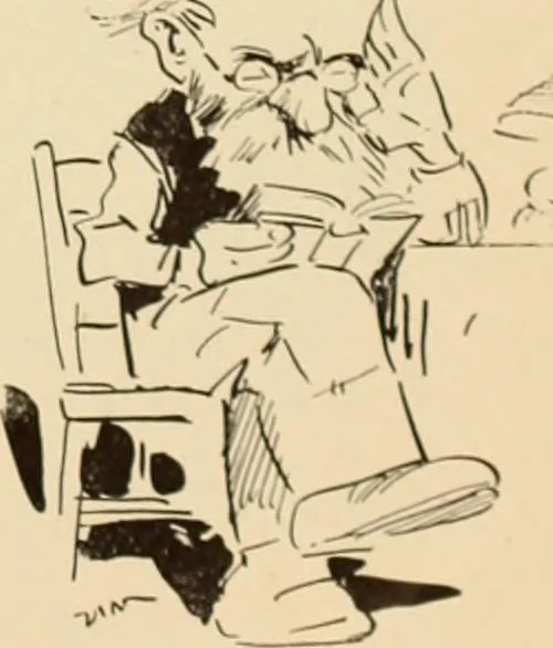 An illustration from Caricature. ed 1911, 1911, leaf 194