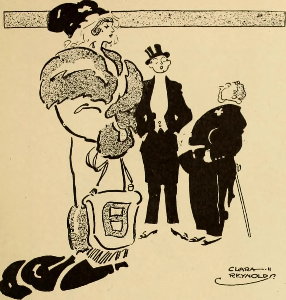 An illustration from Caricature. ed 1911, 1911, leaf 196