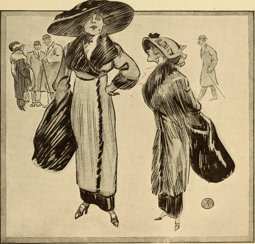 An illustration from Caricature. ed 1911, 1911, leaf 196