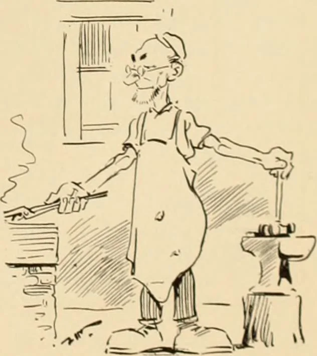 An illustration from Caricature. ed 1911, 1911, leaf 198