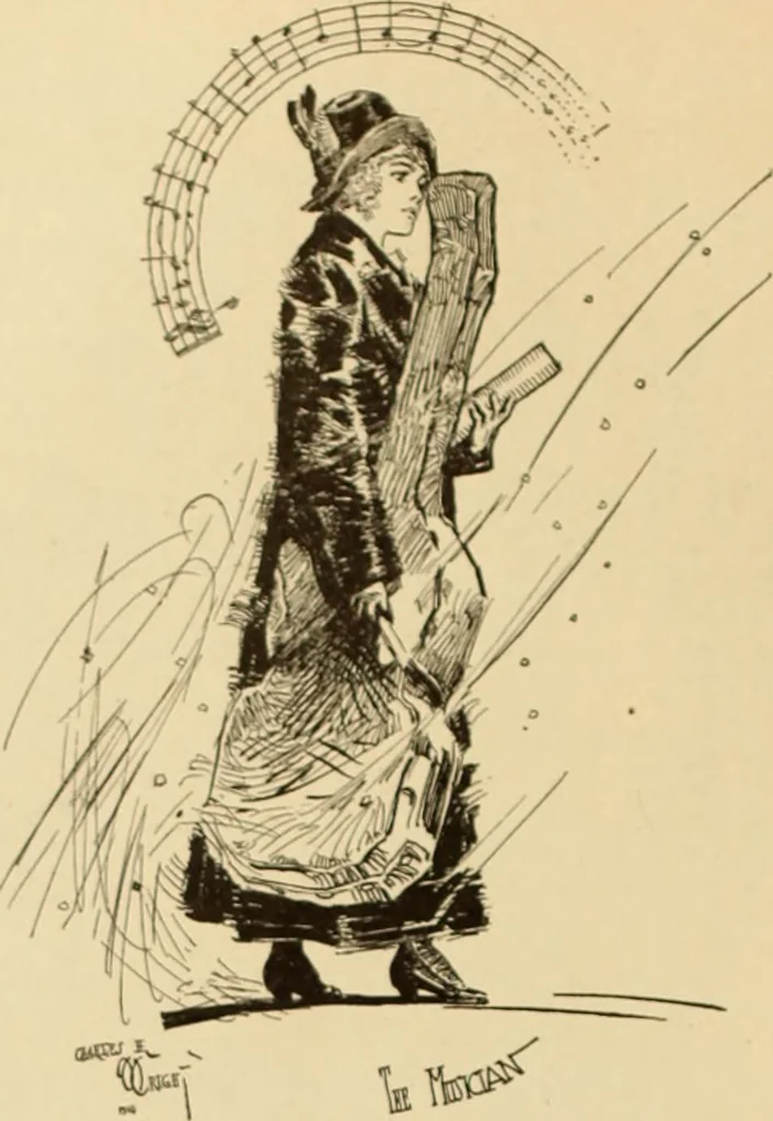 An illustration from Caricature. ed 1911, 1911, leaf 199