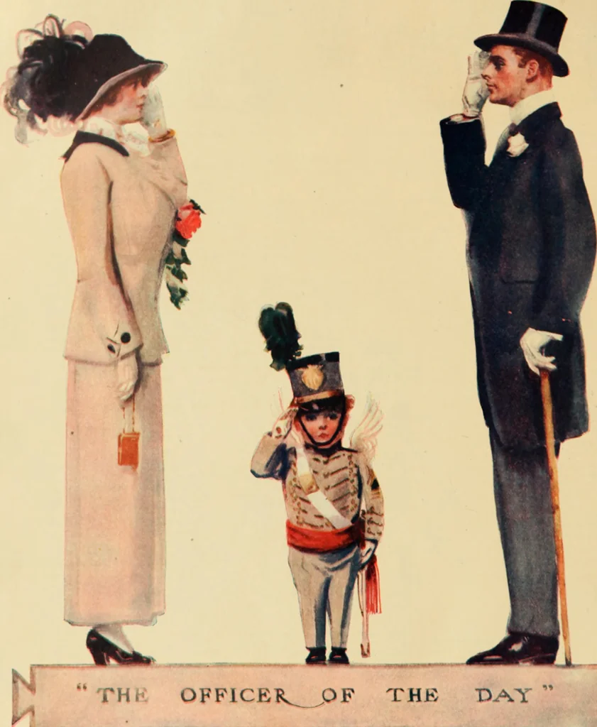 An illustration from Caricature. ed 1911, 1911, leaf 205