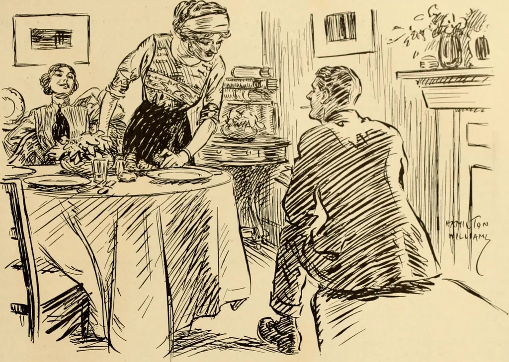 An illustration from Caricature. ed 1911, 1911, leaf 206