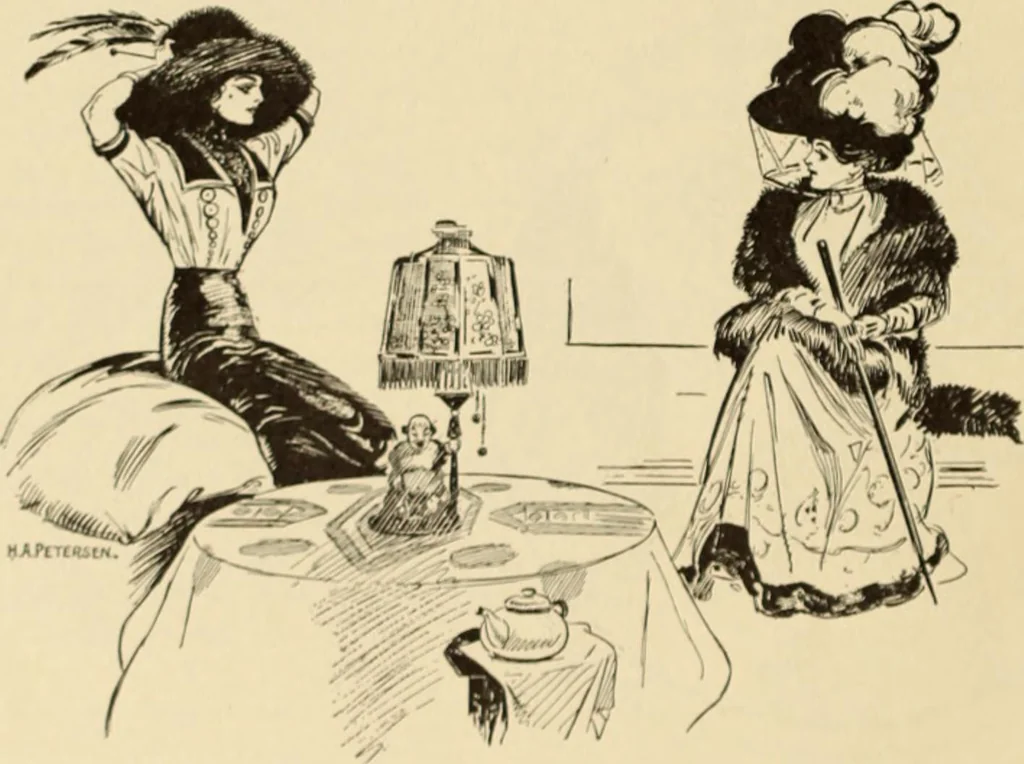 An illustration from Caricature. ed 1911, 1911, leaf 207