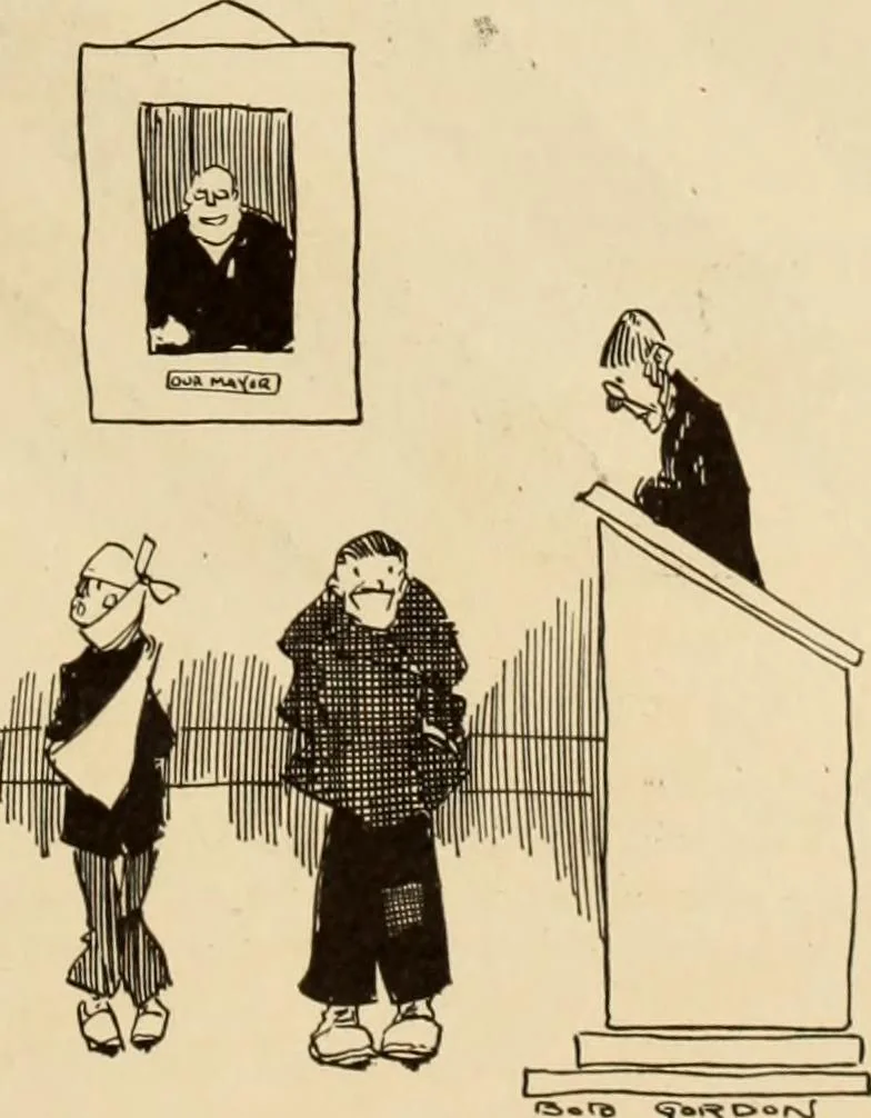 An illustration from Caricature. ed 1911, 1911, leaf 24