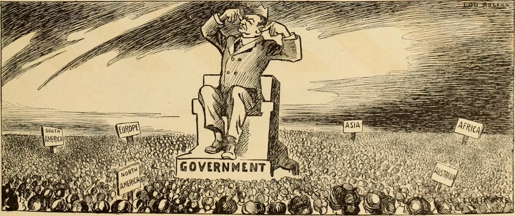 An illustration from Caricature. ed 1911, 1911, leaf 26