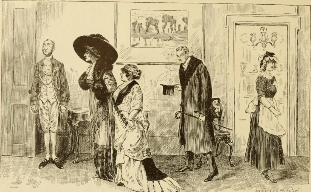 An illustration from Caricature. ed 1911, 1911, leaf 33