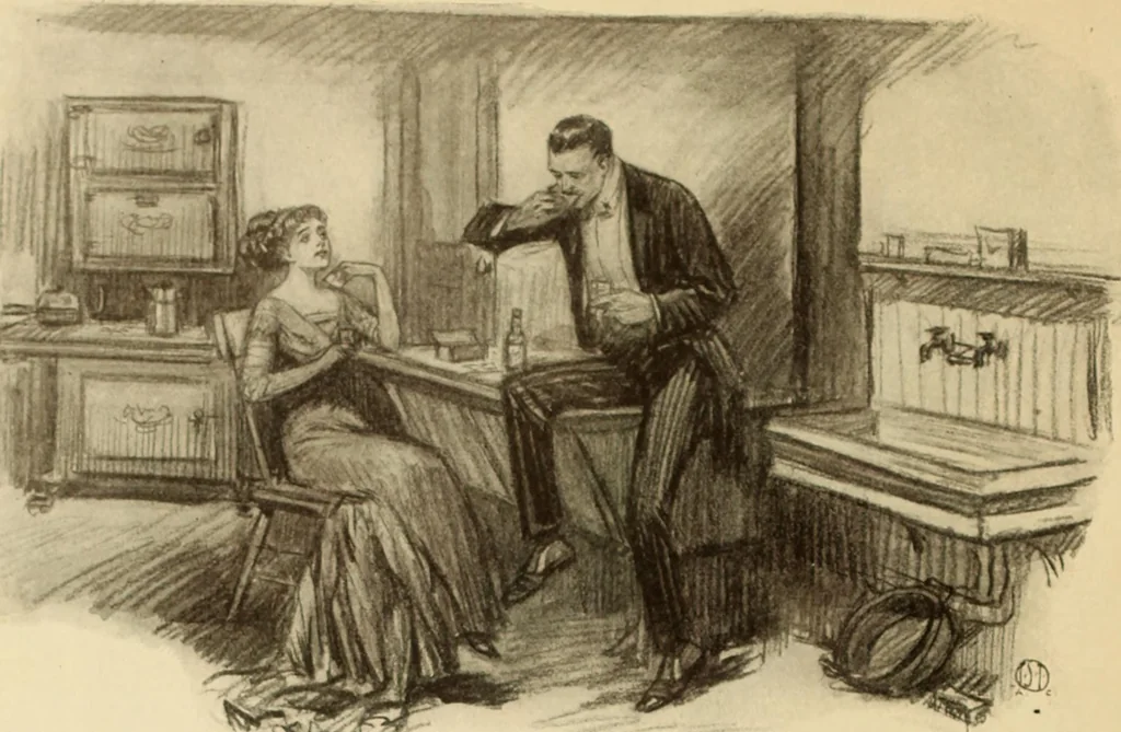 An illustration from Caricature. ed 1911, 1911, leaf 37