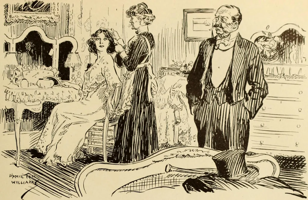 An illustration from Caricature. ed 1911, 1911, leaf 38