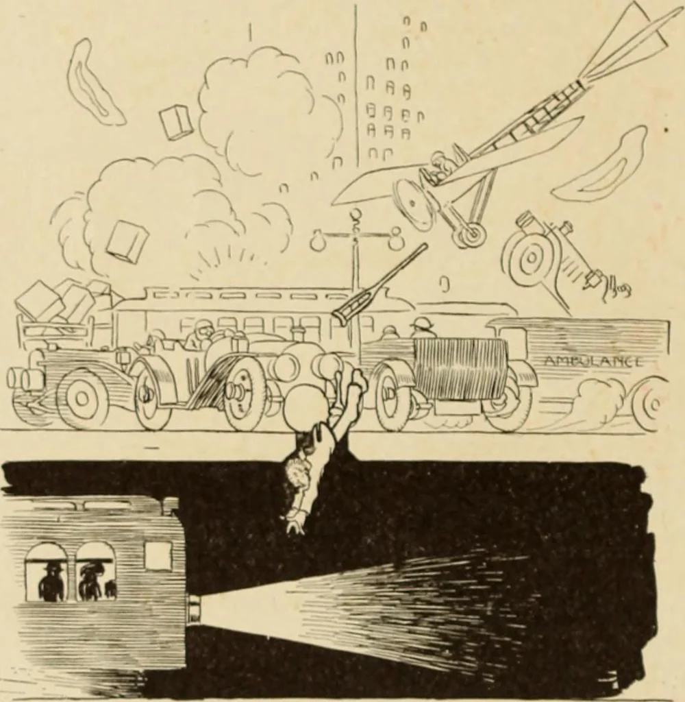 An illustration from Caricature. ed 1911, 1911, leaf 41