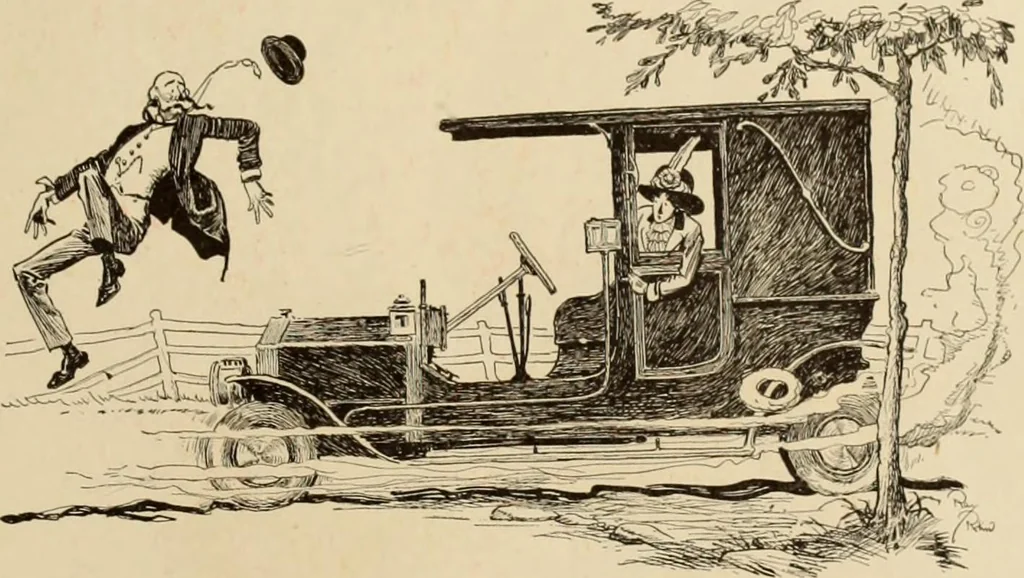 An illustration from Caricature. ed 1911, 1911, leaf 42